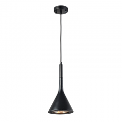 Aca V36174BK Φωτιστικό Οροφής Τσιμέντο Μαύρο Everest