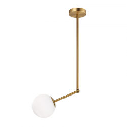 Aca V260501P Φωτιστικό Οροφής Ορειχάλκινο Thetis