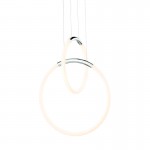 Aca ZM31LEDP40CH Φωτιστικό Led Οροφής Χρώμιο Venus