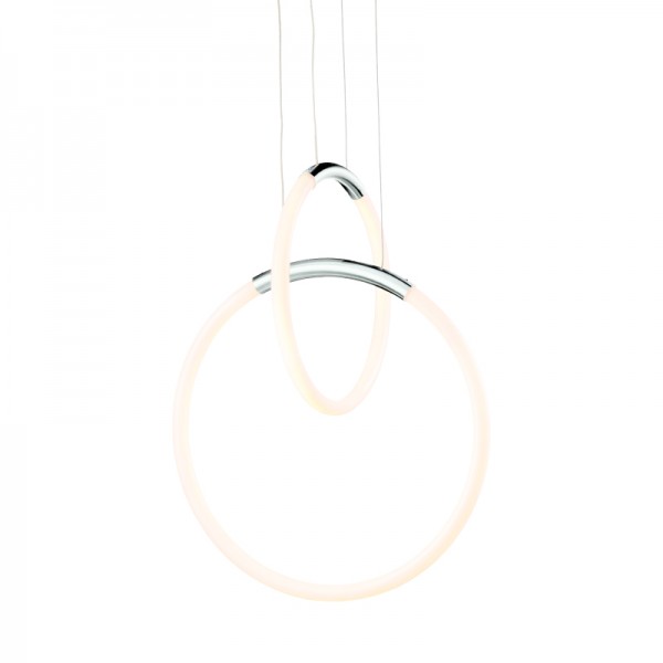 Aca ZM31LEDP40CH Φωτιστικό Led Οροφής Χρώμιο Venus