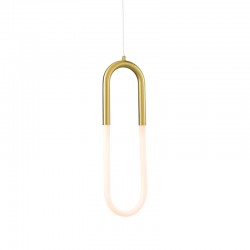 Aca ZM32LEDP15BR Φωτιστικό Led Οροφής Ορειχάλκινο Venus