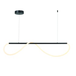 Aca ZM36LEDP120BK Φωτιστικό Οροφής Led Μαύρο Kyma