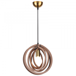 Aca ZM391P29WLL Φωτιστικό Οροφής Καφέ Triton