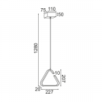 Aca V29LEDP23WH Φωτιστικό Οροφής Led Λευκό Euclid2