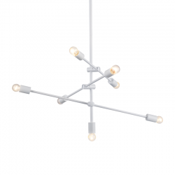 Aca OD680107WH Φωτιστικό Οροφής Λευκό Luther