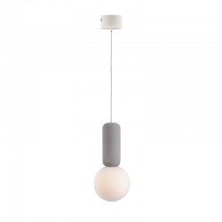 Aca MK421P10G Φωτιστικό Οροφής Γκρι Τσιμέντο Venus