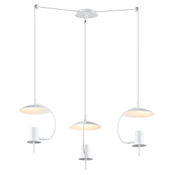 Aca ZM933P60W Φωτιστικό Οροφής Λευκό Parachute