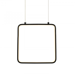 Aca V30LEDP22BK Φωτιστικό Οροφής Led Μαύρο Symetria