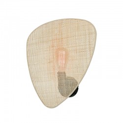 Aca TF20851WN Φωτιστικό Επίτοιχο Απλίκα Ψάθα Ραταν Skyros