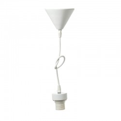 Aca 2800WW Ανάρτηση Άσπρη Με Μεταλλική Βάση & Άσπρο Καλώδιο 