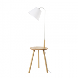 Aca TF176991FNW Επιδαπέδιο Φωτιστικό Λευκό Nireas