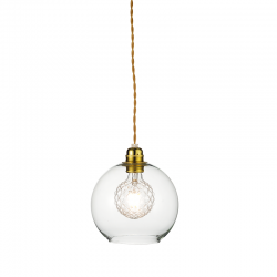 Aca V3643320CL Φωτιστικό Οροφής Διάφανο Pythia