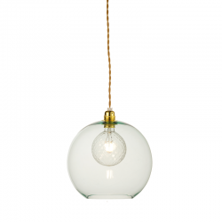 Aca V3643330LG Φωτιστικό Οροφής Διάφανο/Μέντα Pythia