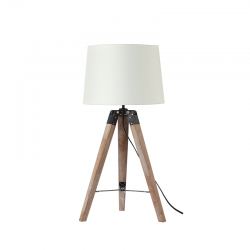 Aca TF17701TOBB Φωτιστικό Πορτατίφ Κρεμ/Μπεζ Mousse