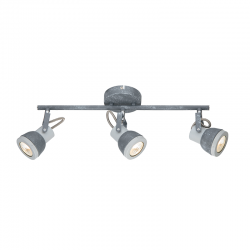 Aca MC167793C Φωτιστικό Σποτ III Γκρι Inka