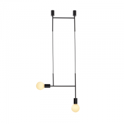 Aca TNK852P38BK Φωτιστικό Οροφής Μαύρο Kyoto 