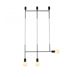 Aca TNK853P64BK Φωτιστικό Οροφής Μαύρο Kyoto