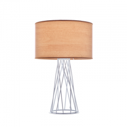 Aca V35135TNE Φωτιστικό Πορτατίφ Κρεμ/Μπεζ Acacia 