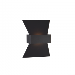 Aca ZD81166LEDBK Φωτιστικό Επίτοιχο Απλίκα Led Μαύρο Elegant