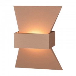 Aca ZD81166LEDGO Φωτιστικό Επίτοιχο Απλίκα Led Χρυσό Elegant