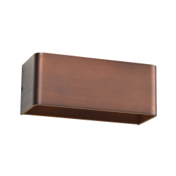 Aca L35037LWD Φωτιστικό Επίτοιχο Απλίκα Led Καφέ Nephele