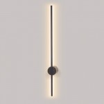 Aca ZM16LEDW80BK Φωτιστικό Επίτοιχο Απλίκα Led Μαύρο Avenue