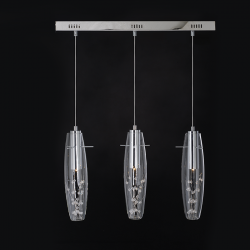 Aca VANI659LEDP Φωτιστικό Οροφής Led Ασημί Vani