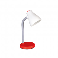 Aca SF1211R Φωτιστικό Γραφείου Κόκκινο Με Λευκό Yuppie