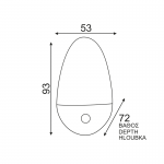 Aca 829LED140 Φωτάκι Νυκτός Led