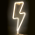 Aca F040013182 Διακοσμητικό Φωτιστικό Αστραπή Neon Μπαταρίας