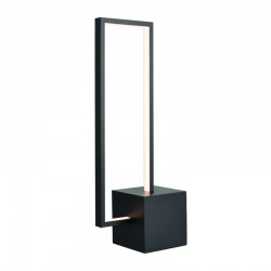 Aca PN30LEDTBK Φωτιστικό Πορτατίφ Led Μαύρο Aelia