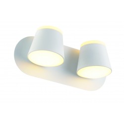 Aca V83LEDW27WH Φωτιστικό Επίτοιχο Απλίκα Led Λευκ΄ό Lucido