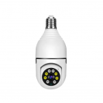 Πανοραμική Wifi IP Κάμερα-Λάμπα E27 με αισθητήρα κίνησης & night vision V380 E27