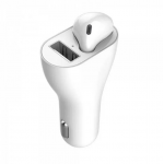 ΦΟΡΤΙΣΤΗΣ ΑΥΤΟΚΙΝΗΤΟΥ ΚΑΙ ΑΚΟΥΣΤΙΚΟ BLUETOOTH USB CAR CHARGER BLUETOOTH HEADSET 2 IN 1