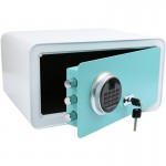 Olympia GOsafe 2.0 210 GR Blue/White Χρηματοκιβώτιο με ηλεκτρονική κλειδαριά 28 L – 23 x 43 x 35 cm