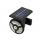  Ηλιακό Φωτιστικό Επιτοίχιας Τοποθέτησης με Ανιχνευτή Κίνησης σε Μαύρο Χρώμα LF-1905