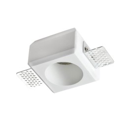 Aca G90271C Στρογγυλό Γύψινο Trimless Σποτ Josie 