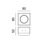 Aca G90271C Στρογγυλό Γύψινο Trimless Σποτ Josie Aca G90271C Στρογγυλό Γύψινο Trimless Σποτ Josie