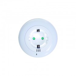 Aca SF09LED Λαμπάκι Νυκτός Led Λευκό Με Πρίζα Σούκο 