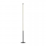 Aca ZM16LEDF148BK Επιδαπέδιο Φωτιστικό Led Μαύρο Avenue