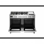 Bertazzoni  PRO12 6G 2E X T Κουζίνα με 6 Εστίες Αερίου + Grill Teppanyaki - 2 Φούρνοι Ηλεκτρικοί