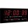 Ρολόι - Θερμόμετρο - Ημερολόγιο τοίχου Led 3613S