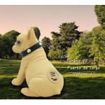 French Bulldog Ηχείο Bluetooth με Ραδιόφωνο CH-M240 Beige