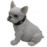 French Bulldog Ηχείο Bluetooth με Ραδιόφωνο CH-M240 Beige