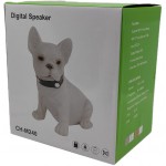 French Bulldog Ηχείο Bluetooth με Ραδιόφωνο CH-M240 Beige