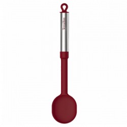 Terraillon GR13859 Κουτάλα με Εργονομική λαβή Inox/Κόκκινο Premium Spoon