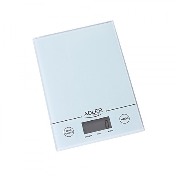 Adler AD-3138 Ψηφιακή Ζυγαριά Κουζίνας 5kg White