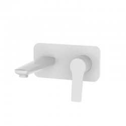 Karag Praxis WNX148073PH Μπαταρία νιπτήρα εντοιχισμού Λευκή