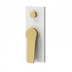 Praxis Andare WNX248A73PH-B Επιτοίχιος Μίκτης Λευκός-Bronze