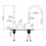 Karag ROSA K-100 Μπαταρία Κουζίνας INOX